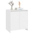 Aparador de madera contrachapada blanco 70x41x75
