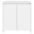 Aparador de madera contrachapada blanco 70x41x75