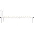 Estructura de cama sin colchón metal blanco 100x200