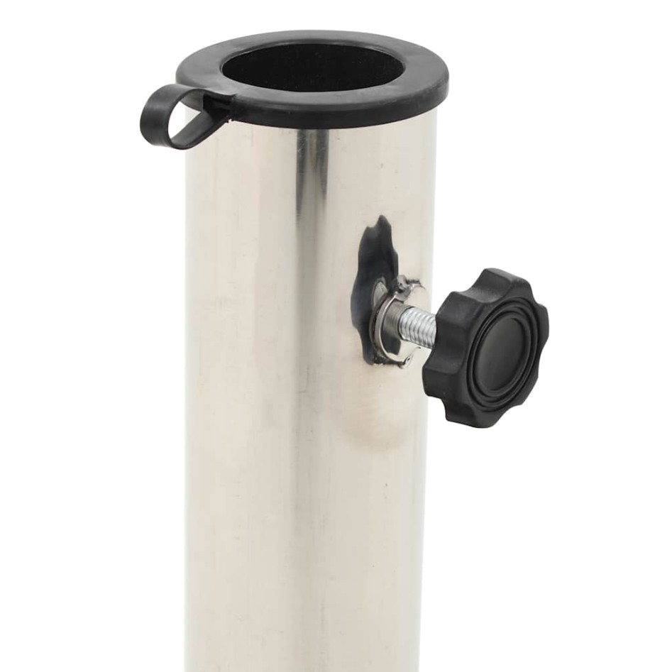 Base de sombrilla de granito cuadrada negro 20