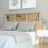 Mueble cabecero color roble Sonoma 160x19x103,5
