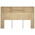 Mueble cabecero color roble Sonoma 160x19x103,5