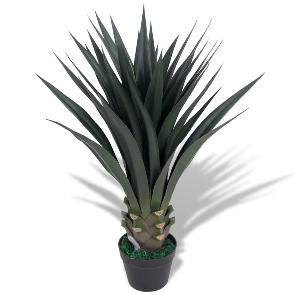 Planta de yuca artificial con macetero 85 cm
