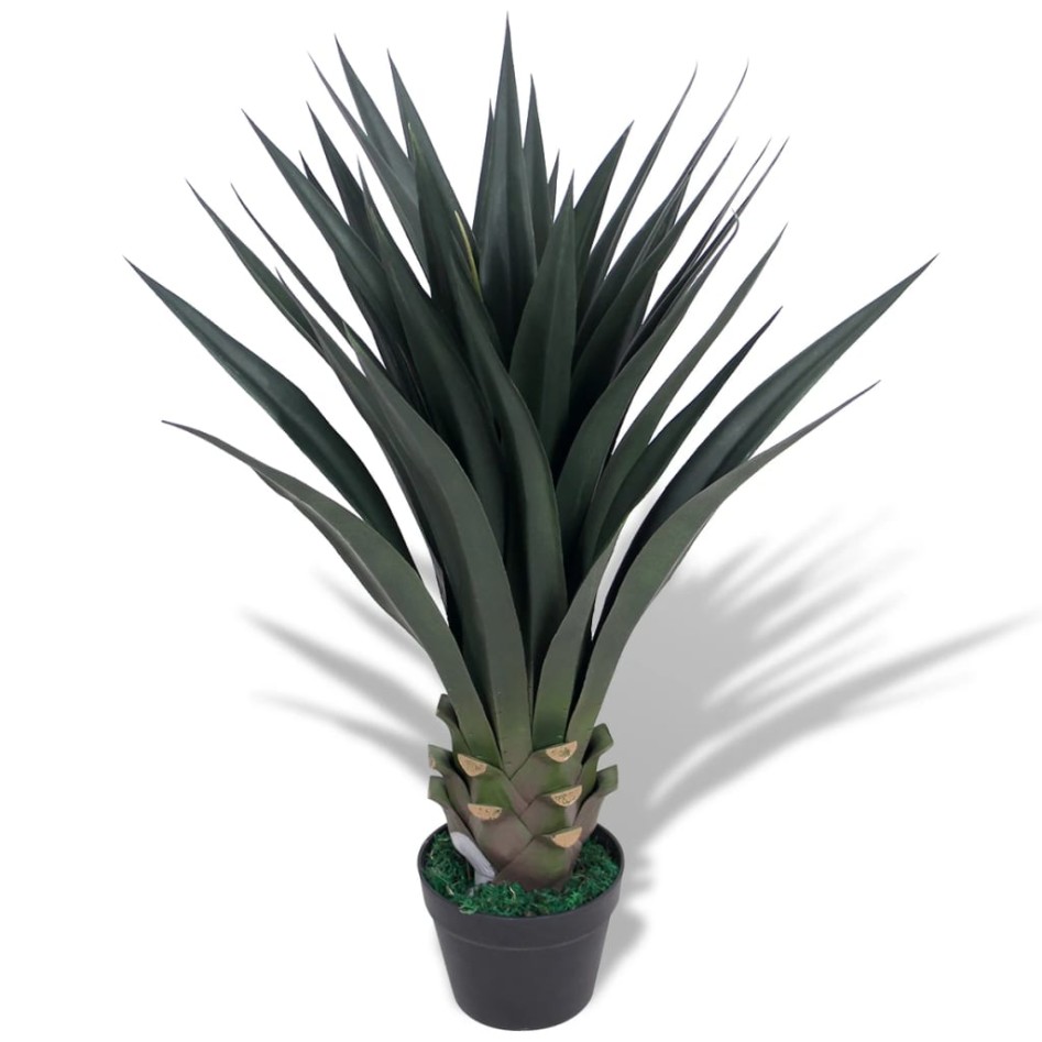Planta de yuca artificial con macetero 85 cm