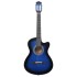 Guitarra Clásica Western Cutaway con 6 cuerdas azul