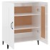 Aparador de madera contrachapada blanco brillante 69,5x34x90