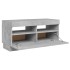 Mueble de TV con luces LED gris hormigón 80x35x40