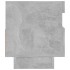 Mueble de TV con luces LED gris hormigón 80x35x40