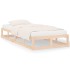 Estructura de cama de madera maciza 90x200