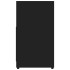 Armario de baño madera contrachapada negro 60x33x61