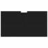 Armario de baño madera contrachapada negro 60x33x61