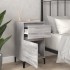 Mesitas de noche 2 uds color gris Sonoma 40x35x70