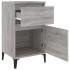 Mesitas de noche 2 uds color gris Sonoma 40x35x70