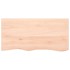 Estante de pared madera maciza roble sin tratar 100x50x(2-4)