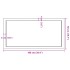 Estante de pared madera maciza roble sin tratar 100x50x(2-4)