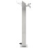 Columna de agua de jardín acero inoxidable cuadrada 95