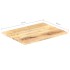 Superficie de mesa madera maciza de mango 25-27 mm 70x60