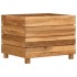 Arriate elevado madera de teca reciclada y acero 50x40x38