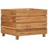 Arriate elevado madera de teca reciclada y acero 50x40x38