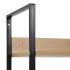 Estantería de 5 niveles madera ingeniería roble