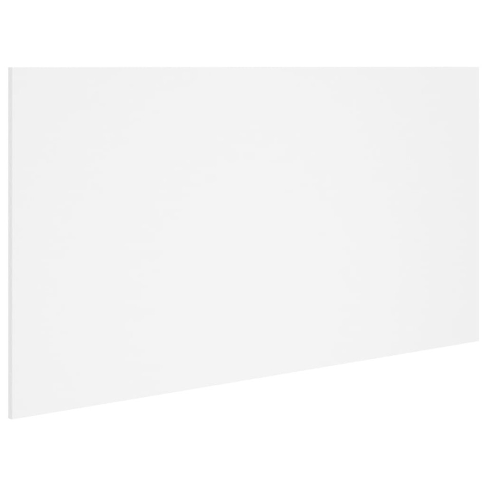 Cabecero de cama madera contrachapada blanco 160x1,5x80