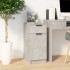 Armario de escritorio madera contrachapada gris 33,5x50x75