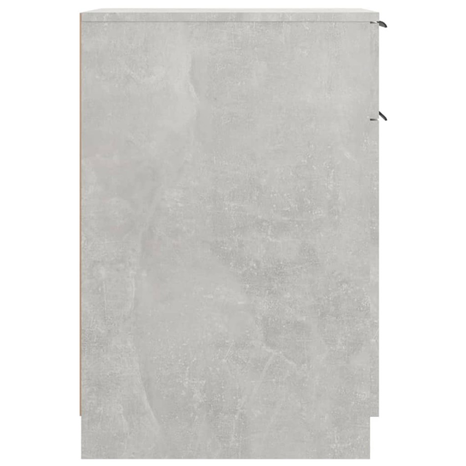 Armario de escritorio madera contrachapada gris 33,5x50x75