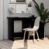Escritorio de madera contrachapada negro 100x50x76