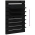 Estantes mesitas de pared 2 uds madera maciza de pino