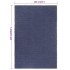 Alfombra rectangular algodón azul marino 160x230