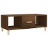 Mesa de centro madera contrachapada roble marrón 102x50x40