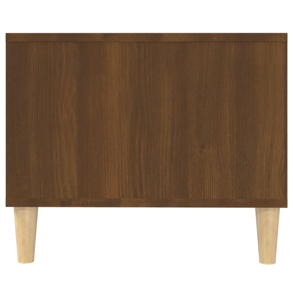 Mesa de centro madera contrachapada roble marrón 102x50x40