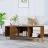 Mesa de centro madera contrachapada roble marrón 102x50x40