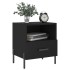 Mesitas de noche 2 uds madera ingeniería negro 40x35x47,5
