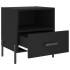 Mesitas de noche 2 uds madera ingeniería negro 40x35x47,5