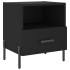 Mesitas de noche 2 uds madera ingeniería negro 40x35x47,5