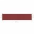 Toldo lateral retráctil para patio rojo 140x600