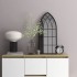 Espejo de hierro negro para uso interior 70x30