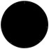Espejo de hierro redondo negro para uso interior 60x2,5