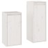 Muebles para TV 2 piezas madera maciza de pino