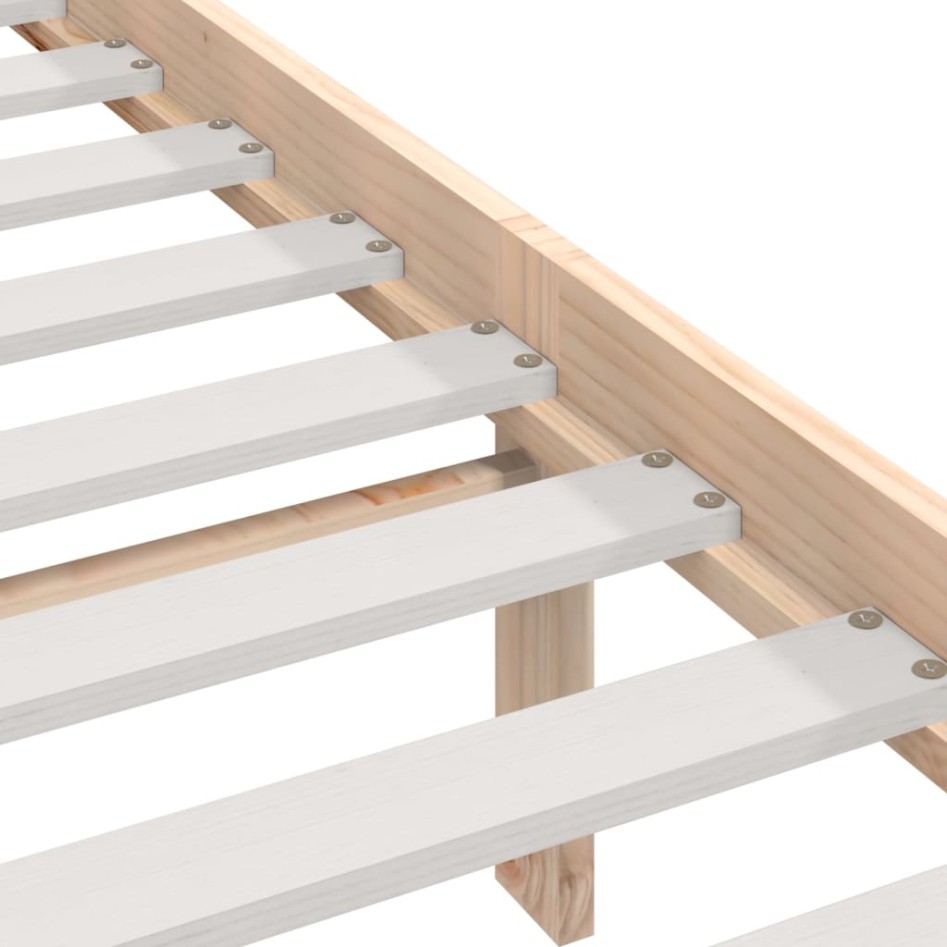 Estructura de cama madera maciza de pino 75x190