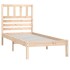 Estructura de cama madera maciza de pino 90x190