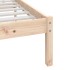 Estructura de cama madera maciza de pino 90x190