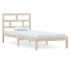 Estructura de cama madera maciza de pino 100x200
