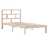 Estructura de cama madera maciza de pino 100x200