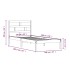 Estructura de cama madera maciza de pino 100x200
