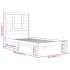 Estructura de cama sin colchón madera maciza de pino 90x190