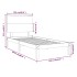 Estructura de cama sin colchón madera maciza de pino 100x200