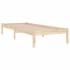 Estructura de cama madera maciza de pino 90x200