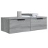 Armarios de pared 2 uds contrachapada gris Sonoma 68x30x20